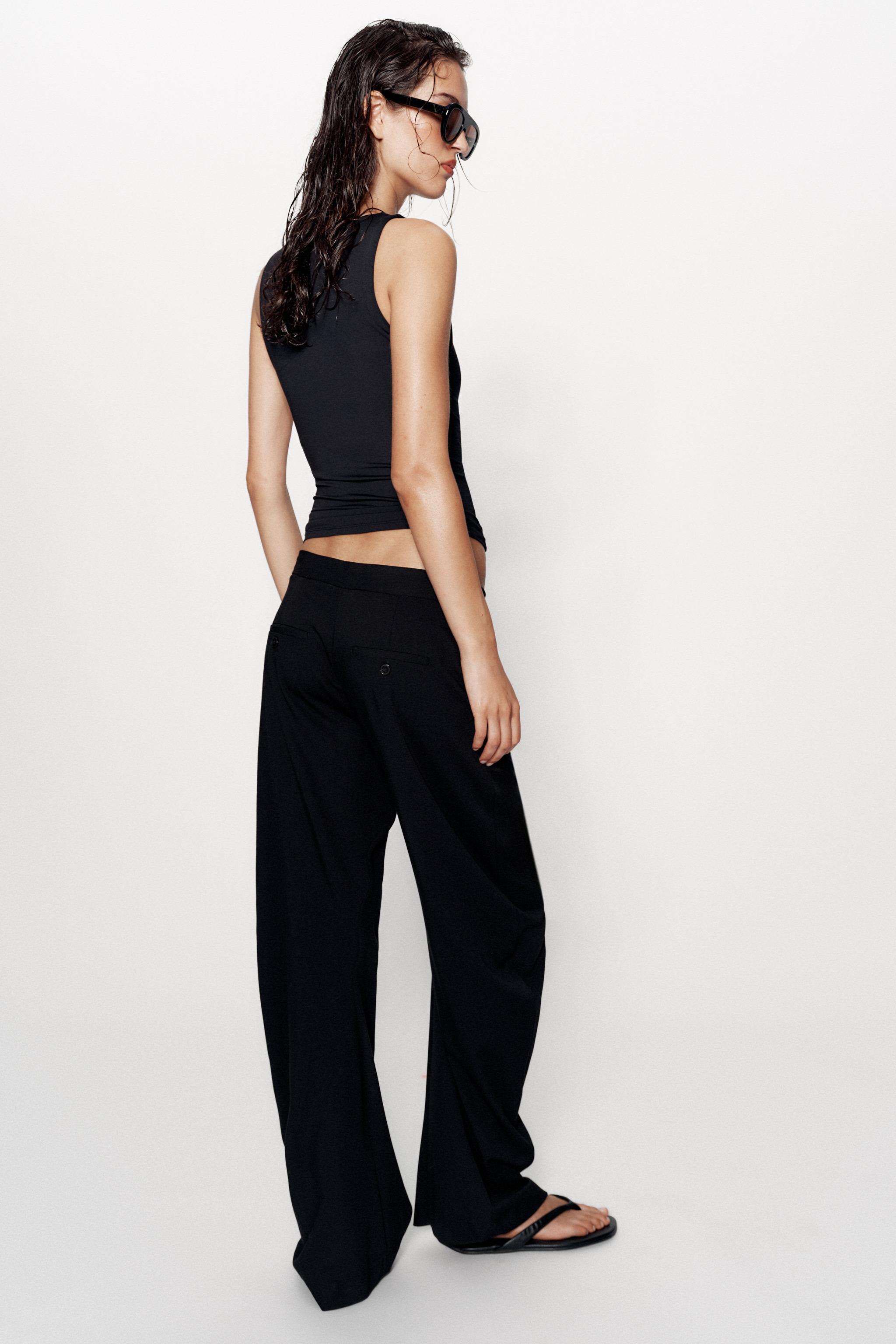WIDE STRAP POLYAMIDE T-SHIRT